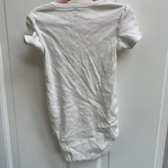 Carter’s 24M White, Pink, Blue and Yellow Be Hoppy Bunny Easter Onesie - Picture 4 of 4